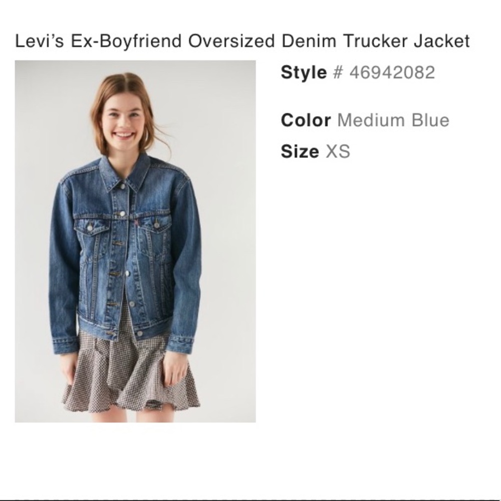 Levi’s Ex-Boyfriend Denim Trucker Jacket